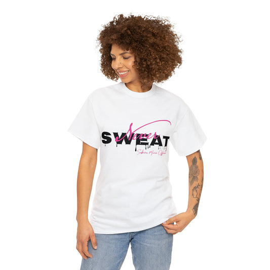 Never Sweat Heavy Cotton Tee logo